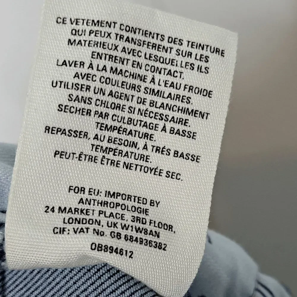 Anthropologie Pilcro and the Letterpress High-Rise Denim Legging size 28 Petite - Picture 6 of 7